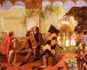 沃尔特 豪厄尔 德弗雷尔 : Deverell Walter Howell Twelfth Night Act II Scene IV